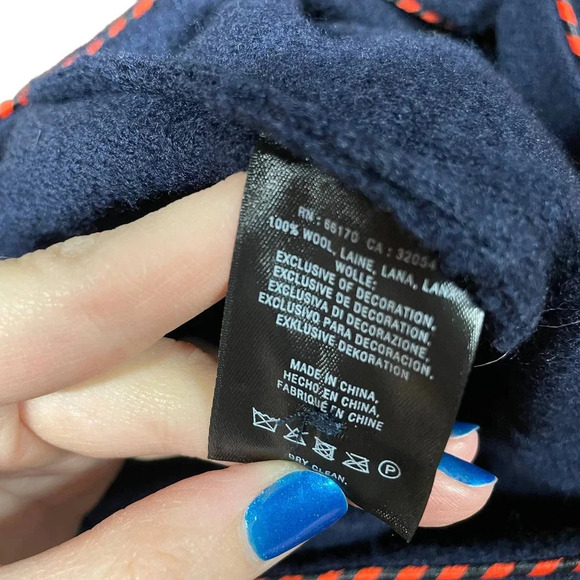 Anthropologie Rosie Neira Military Sweater Blazer Jacket Wool‎ Navy Blue Size XS - Picture 9 of 10